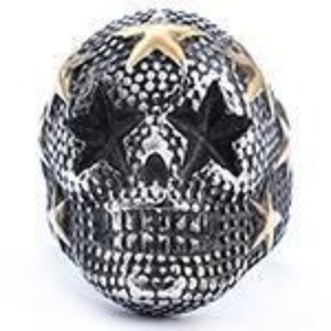 Anillo Unisex de Acero Inoxidable Estilo Vikingo Punk Retro, con Piedra Natural, Bañado en Zinc Negro, Zoryn, Éxito de Ventas en el Mercado Nórdico - Product Image 3