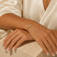 Bracelet double couche en acier inoxydable 316L plaqué or PVD 18 carats avec breloque soleil pour femme, étanche et ajustable, chaîne tendance, vente en gros