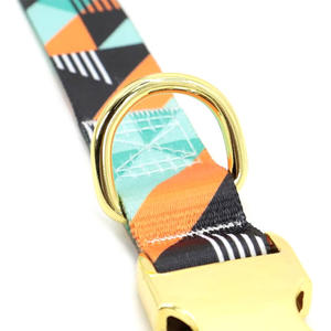 Zware Luxe Duurzame Verstelbare <span class=keywords><strong>Print</strong></span> Patroon Puppy Ketting Kat Huisdier Halsband Custom Hond Halsband Met Logo - Product Image 6