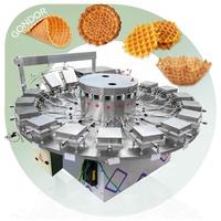 Cookie Biscuit Gaz Crème Glacée Cône Faire Rouleau Gaufre Gaufre Bâton Forme Ligne De Production Prix Oeuf Rouleau Maker Machine Électrique