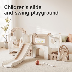 <span class=keywords><strong>Casa</strong></span> de Juegos Infantil de Plástico PE No Tóxico para el Hogar, Parque Público, Área de Juegos Interior para Bebés, Material para el Hogar y Jardín de Infancia, Set de Toboganes - Product Image 2