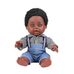 Muñeca Reborn Afroamericana de 25 cm, de Piel Negra, Cuerpo Completo de Silicona y Vinilo, Juguetes para Niñas, Muñeca Reborn de Silicona Negra - Product Image 6