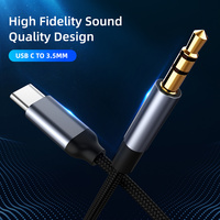 Cable Adaptador de Audio USB C a 3.5mm AUX, Tipo C a Conector 3.5, para Huawei Mate 20, Oneplus, Xiaomi