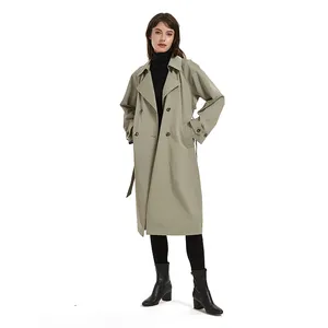 Hot Selling Coat Fall Winter Coats Ladies Long Sleeve Trench Women Fashionable Elegant Coats
