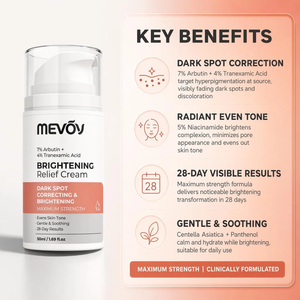 Crema Facial <span class=keywords><strong>de</strong></span> Marca Privada con 7% <span class=keywords><strong>de</strong></span> Arbutina y 4% <span class=keywords><strong>de</strong></span> Ácido Tranexámico, <span class=keywords><strong>Corrector</strong></span> <span class=keywords><strong>de</strong></span> Manchas Oscuras, Niacinamida, Humectante Iluminador, OEM - Product Image 2