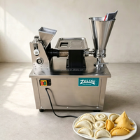 Machine à samosas, empanadas et raviolis entièrement automatique, moule personnalisé, épaisseur de la peau réglable, machine à pâtisserie fourrée commerciale