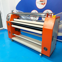 Presse à chaud automatique à rouleaux de 1,2 m de large pour le transfert de motifs sur tissus textiles et rideaux