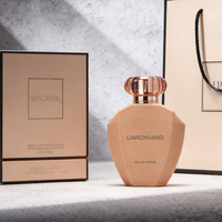 Vente directe d'usine Flacon de parfum vide Flacon de parfum en spray Flacon de parfum unique en velours avec bouchon