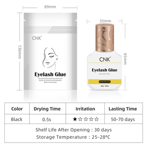 0.5s Waterproof <b>Lash</b> Extension Glue Oil Proof Long Lasting Custom Label <b>Adhesive</b> - Product Image 5