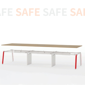 Mesa de Conferencia Ejecutiva Moderna y de Lujo LIWEI, Extensible, de Madera, para Oficina en Casa o Sala de Estar, Gran Venta - Product Image 3