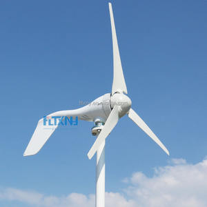 مصنع صيني توربينات رياح صغيرة 12 فولت 24 فولت للمنزل 5 شفرات بمحور أفقي مع وحدات تحكم - Product Image 4