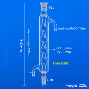 कंडेशनर ट्यूब सांप टब लैब शीर्ष ब्रांड ग्लास condenser सीधे ट्यूब अनुकूलन योग्य ओएम विकल्प प्रदान करता है। - Product Image 5