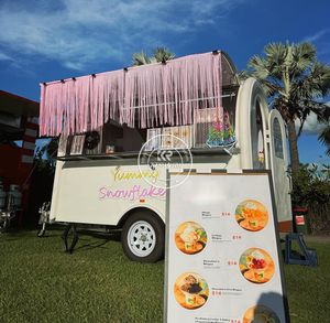 Carrito de Comida de Diseño Moderno 2025, Venta Ambulante de Aperitivos, Actividad al Aire Libre, con Certificado CE DOT VIN en Venta - Product Image 1