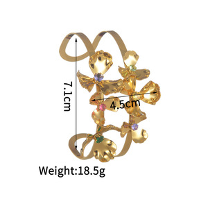 กำไลข้อมือดอกไม้สแตนเลสสำหรับ <span class=keywords><strong>B52</strong></span>ผู้หญิง - Product Image 6
