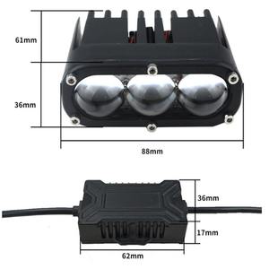 Par de cubiertas universales para luces antiniebla de coche, foco de alta potencia de 120W, luz antiniebla para motocicleta, kit de carrocería para todos los modelos, accesorios para coche - Product Image 5