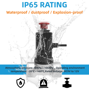 Lá chắn <span class=keywords><strong>solenoid</strong></span> <span class=keywords><strong>valve</strong></span> 9V ~ 12V DN15 20 25 IP65 hợp kim nhôm dễ cháy gas <span class=keywords><strong>solenoid</strong></span> tắt van với nhà sản xuất van - Product Image 3