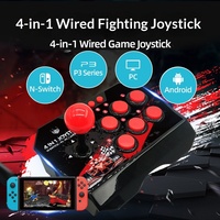 Manette de jeu filaire pour P3/PC/Android avec fonction Turbo, 6 boutons, câble USB de 3 m, joystick pour jeux de combat, vente en gros