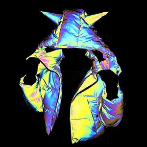 Invierno mujeres hombres grueso térmico Arco Iris moda reflectante algodón relleno chaqueta ropa fluorescente colorido Sudadera con capucha abajo <span class=keywords><strong>abrigo</strong></span> - Product Image 4