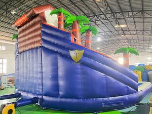 Toboggan aquatique gonflable commercial extérieur pour enfants avec piscine et château gonflable en forme de <span class=keywords><strong>palmier</strong></span> – En promotion - Product Image 6