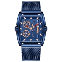Jam Tangan Pria Mini Focus MF0322G Kulit Coklat Stainless Analog Quartz Fashion Tahan Air Desain Mewah