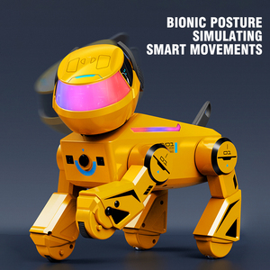 Chien robot RC intelligent avec technologie Bluetooth, lumières cool, musique, danse, cascades, cadeau interactif pour enfants, chien RC acrobatique - Product Image 4