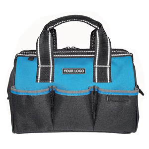 Bolsa de Herramientas de Poliéster Profesional de Boca Ancha con Logotipo Personalizado - Product Image 1