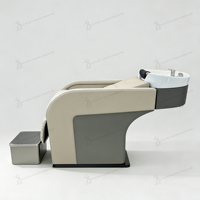 Fauteuil de lavage moderne pour salon de coiffure, mobilier de salon, lit de lavage de cheveux, lit de coiffure électrique