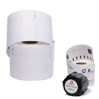 Étiquettes adhésives thermiques personnalisées Dymo 99012 compatibles avec les imprimantes 550/5XL pour l'emballage alimentaire, les codes-barres et la livraison express