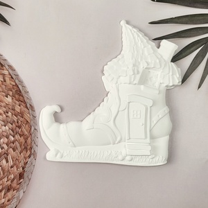 แม่พิมพ์หล่อเรซิ่นทำมือสำหรับตกแต่งแบบทำมือรองเท้าบูทซิลิโคนสไตล์ INS X0539ตกแต่งบ้าน - Product Image 2