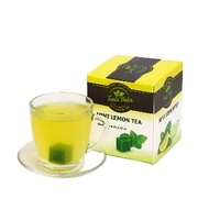 Thé en Sachet Premium Bio aux Herbes Mélangées, Menthe et Citron, Arôme Agrumes Rafraîchissant, Anti-Stress, Sans Conservateurs