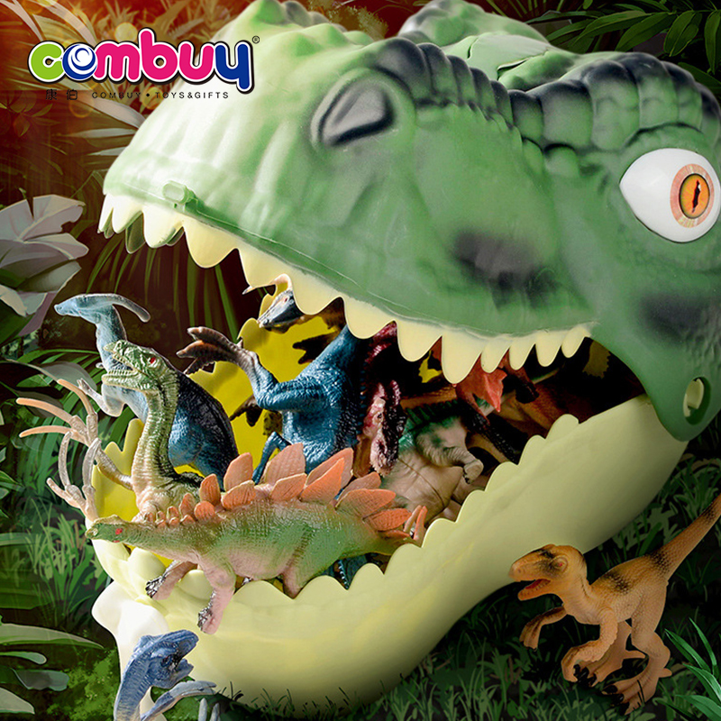 KIMIGO Set De Juguetes De Dinosaurios Con Tapete De Juego – 28 Figuras, Vegetación, Huevos Y Vallas – Caja De Almacenamiento Incluida – Regalo Educativo Para Niños De 3 A 6 Años