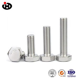 Vis hexagonale à filetage complet en acier inoxydable 304 GB <span class=keywords><strong>5783</strong></span> / ISO 4014 pour les équipements de machines et les fixations structurelles - Product Image 2