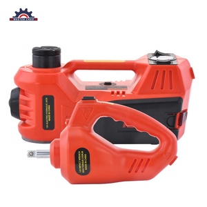 Cric hydraulique électrique 12V multifonctionnel, pompe de gonflage de <span class=keywords><strong>pneus</strong></span>, clé électrique pour changement de <span class=keywords><strong>pneus</strong></span>, SUV tout-terrain, 5 tonnes, plastique, 1 an - Product Image 4