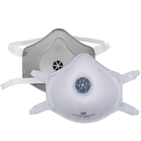 Masque jetable FFP3 de haute qualité avec valve d'expiration et coussinets nasaux en PU intégral, vente en gros d'usine, respirateur pour la poussière EN149