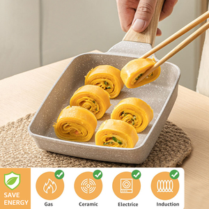 Poêle japonaise Mini poêle à frire antiadhésive pour œufs, petit-déjeuner et omelettes, durable et facile à nettoyer - Product Image 2