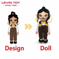 Fabricant de poupées en peluche personnalisées directement de l'usine, jouets en peluche personnalisés avec des personnages humains, mascotte en peluche pour cadeaux de marque, faible MOQ