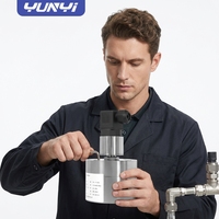 Yunyi Gear Flowmeter 40MPa Low Flow 0.01 to 100 L Per Minute -60 to 150 Deg C Suitable for Chemical Petrochemical Dosing System
