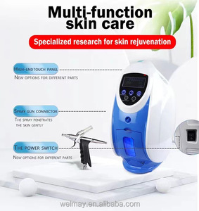 Mới nhất oxy máy bay phản lực Peel Facial Dome mỹ phẩm tiêm da làm trắng điều trị oxy thiết bị trên khuôn mặt - Product Image 2