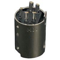 Connecteur mâle/femelle MINI DIN 4 broches pleines/creuses HX Factory Direct, borne d'alimentation MDCT 4 broches, matériau laiton