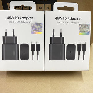 Adaptateur secteur USB C PD 45W avec câble 5A, charge rapide adaptative, chargeur intelligent pour ordinateur portable compatible Samsung, prises EU US - Product Image 6