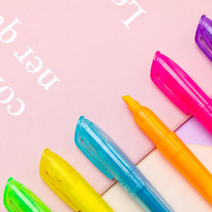 Resaltador Multicolor pintura Graffiti herramienta cincel punta marcadores diario para niños pluma estudio notas escuela arte suministros papelería - Product Image 3