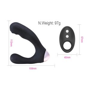 Vendita calda giocattolo per adulti massaggiatore prostatico a mano vibrante massaggio prostatico per uomo bambola del sesso India USB ricaricabile - Product Image 1
