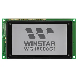 16080 LCD Winstar WG16080C1 3V 5V2.96インチグラフィックLCDディスプレイモジュール160x80