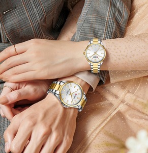 Reloj de Cuarzo CURREN 9090 para Parejas, Reloj de Pulsera de Acero para Hombre, Elegante Reloj de Negocios para Mujer, Regalo para el Día de San Valentín - Product Image 4