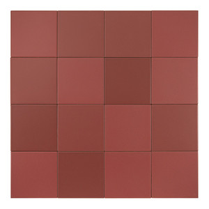 Carrelage Melbourne Crimson 15 x 15 cm, finition mate, bords irréguliers, épaisseur 8,5 mm - Product Image 2