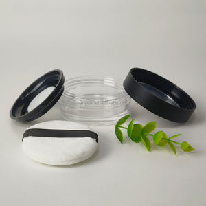 Mini boîte cosmétique en maille élastique noire Portable 10ml boîte de réglage de bouffée de poudre vide de grande capacité petite taille pour une utilisation en <span class=keywords><strong>lotion</strong></span> - Product Image 1