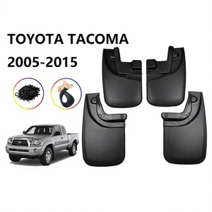 Guardabarros para Toyota Tacoma 2005-2021, Protectores de Salpicaduras de Plástico para Ruedas Delanteras y Traseras, Color Negro - Product Image 5