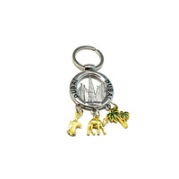 Porte-monnaie porte-clés en métal étanche, souvenir de Dubaï, motif lampe magique, chameau et palmier, design tendance