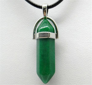 Naturale <span class=keywords><strong>Chakra</strong></span> Rosa Cristalli di Quarzo Punto di Guarigione <span class=keywords><strong>Pietre</strong></span> Pendenti - Product Image 3