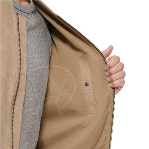 Custom Design <b>Leather</b> <b>Jacket</b> Solid Color <b>Men</b> <b>Leather</b> <b>Jacket</b> Streetwear Breathable <b>Men</b> <b>Leather</b> <b>Jacket</b> - Product Image 5